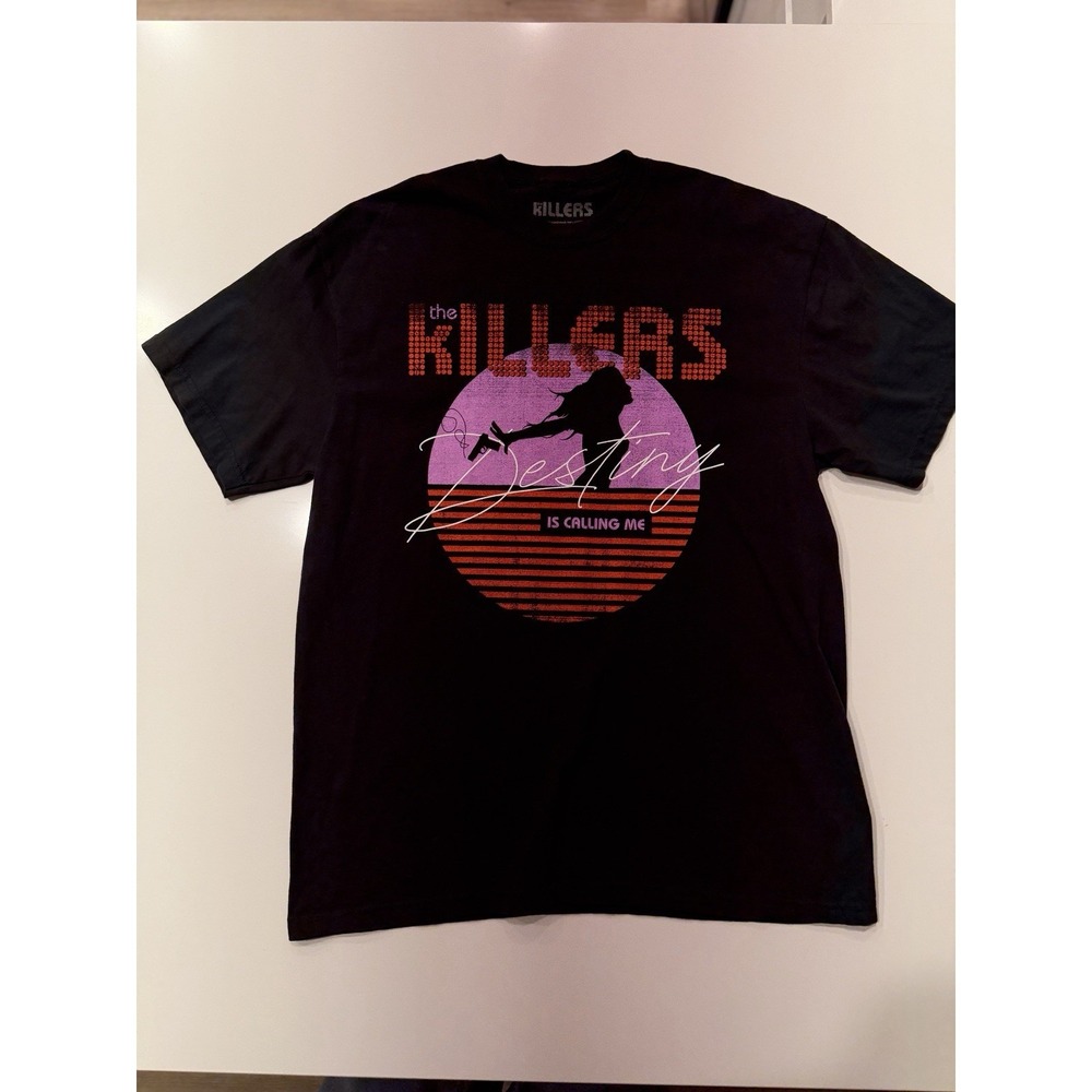 The Killers Hot Tour 2024 ACL Destiny Is Calling Me Shirt Mens XL Black